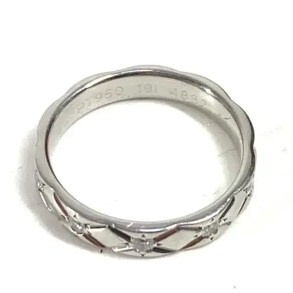 Chanel Matelasse Quilted Ring Platinum #209994C14B - Picture 5 of 7